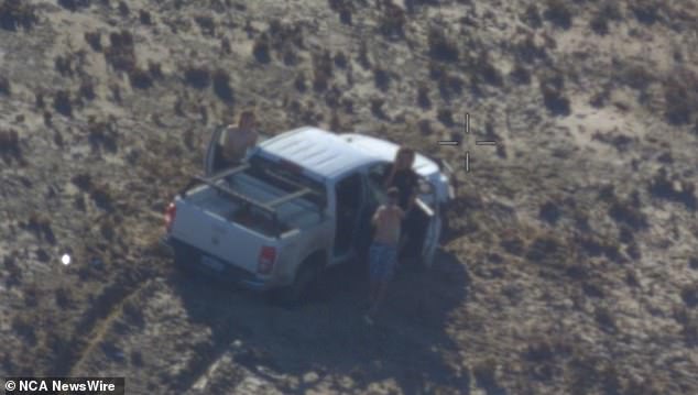 Three teenagers were rescued after their car got stuck in a remote stretch of Western Australia