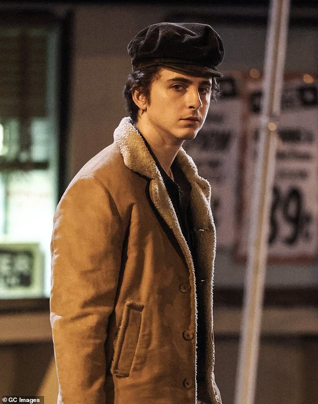 Timothee is currently filming A Complete Unknown, the Bob Dylan biopic in New Jersey (pictured) and sources claim he 