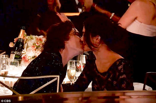 Kylie and Timothee's very public make-out session at the Golden Globes caused a social media frenzy earlier in the year.