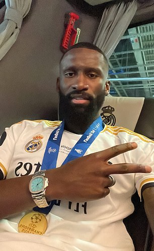 Rudiger (pictured) has won two Champions League titles, also winning with Chelsea in 2022.