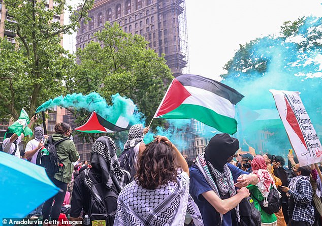 New York City law enforcement officials expect protests at Sunday's Israel parade, which Mayor Eric Adams has made clear are perfectly acceptable as long as they are peaceful.