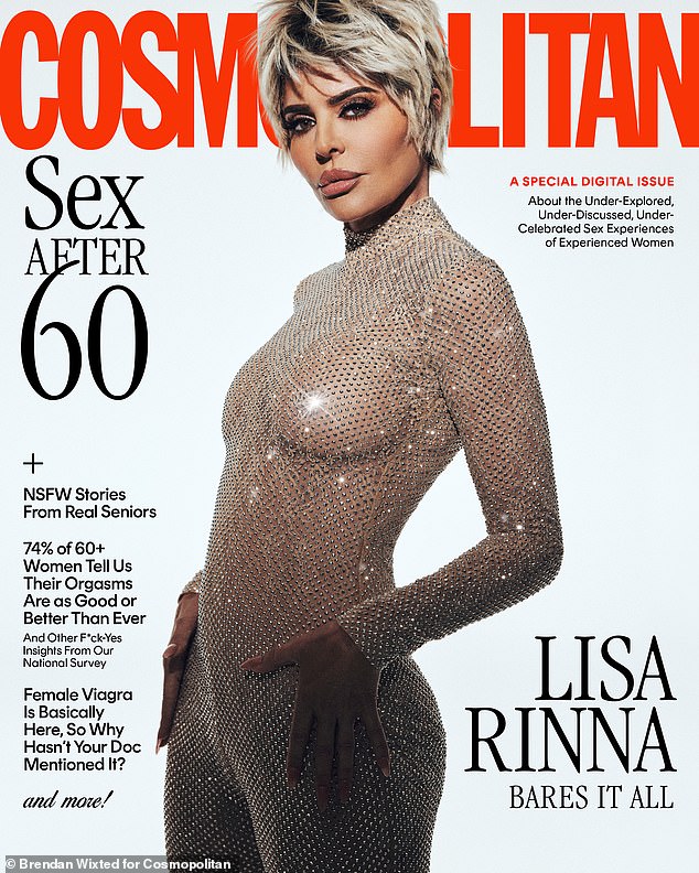 Lisa was left speechless on a hot cover for Cosmopolitan