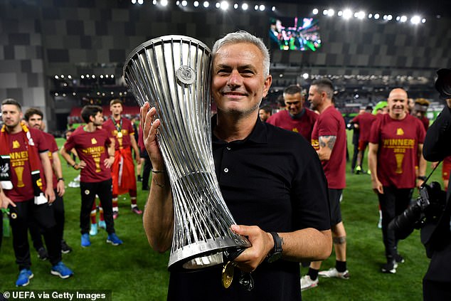 Mourinho was fired by Roma in January after previously leading them to the Europa Conference League.