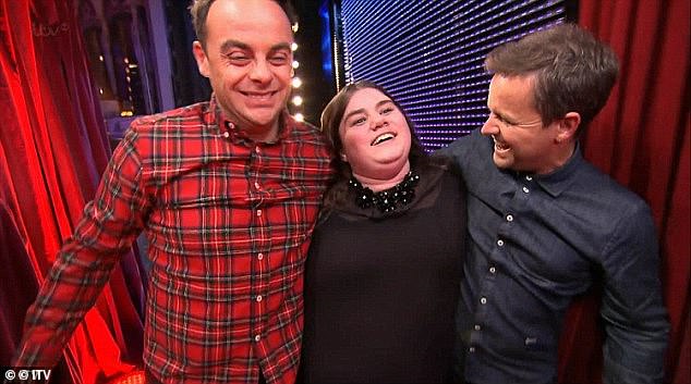 After she was unanimously sent to the next round, an elated Emma hugged co-hosts Ant and Dec and admitted: 