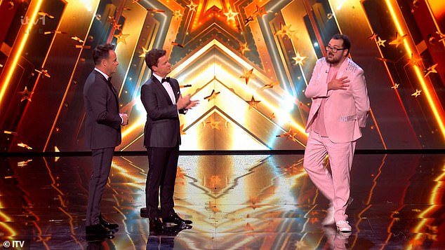 The audience and judges Simon Cowell, Bruno Tonioli, Alesha Dixon and Amanda Holden were then seen applauding in agreement.