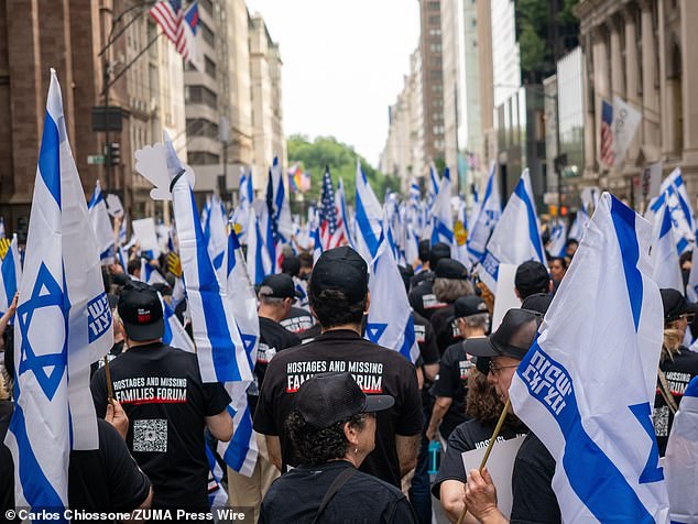 Security has been significantly stepped up ahead of Sunday's Israel parade down Fifth Avenue on Manhattan's Upper East Side.