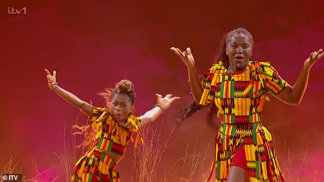 During the final Amanda defended the diversity of the show and thanked the dance duo Afronita and Abigail for coming from Ghana to participate in the competition.