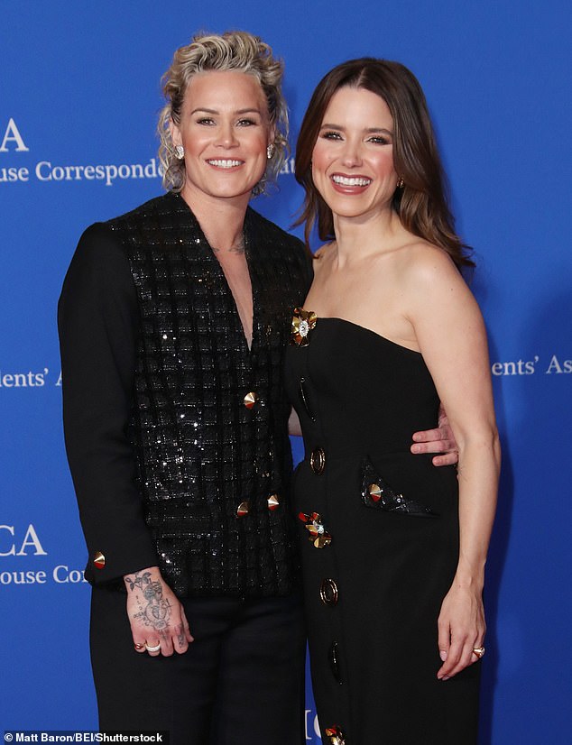 Bush came out in April and announced that she was in love with athlete Ashlyn Harris, 38, and that her ex-partners always knew that she liked women; The duo photographed in April.