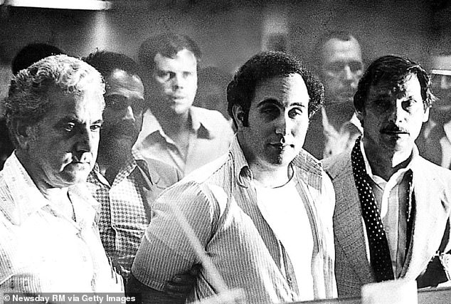 After his arrest, Berkowitz told authorities that a dog named Sam ordered him to commit the murders, a story he later recanted in 1979 in an interview with reporters, according to The New York Times. Above, Berkowitz at his arraignment on August 11, 1977