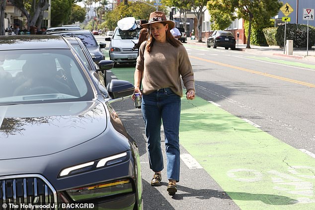 Everything was normal for the actress and activist on Sunday when her ex-husband Ben Affleck made headlines amid a marital conflict with his wife Jennifer Lopez.