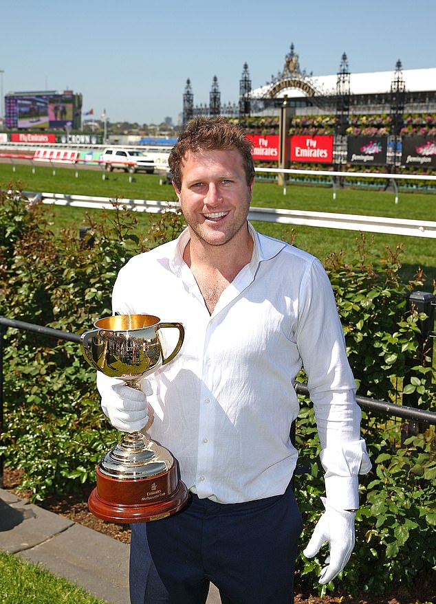 Grace's new romance comes just months after her rumored fling with Hawthorn leading star turned racing expert Campbell Brown (pictured).