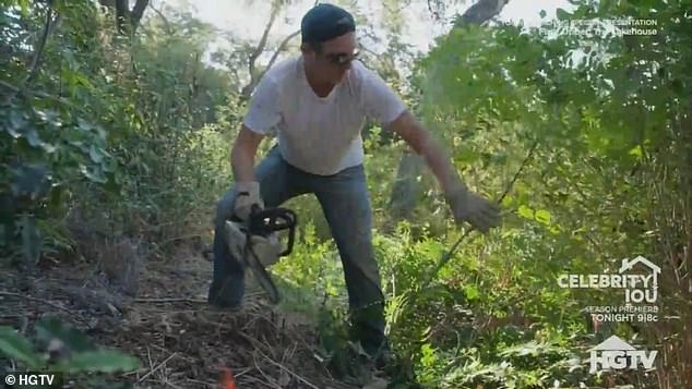 The episode also shows Joanna making honey, Chip clearing brush, and cutting down trees that allow them to see the lake.