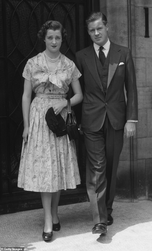 However, the marriage between Frances and Johnnie (pictured) continued to break down and ended in flames in 1967 after she fell in love with married Peter Shand Kydd.