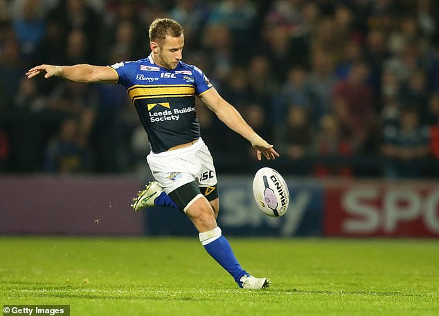 Burrow playing for the Leeds Rhinos. Friends made while playing for the team have played an important role in raising awareness for MND and former teammates have completed challenges to raise money.