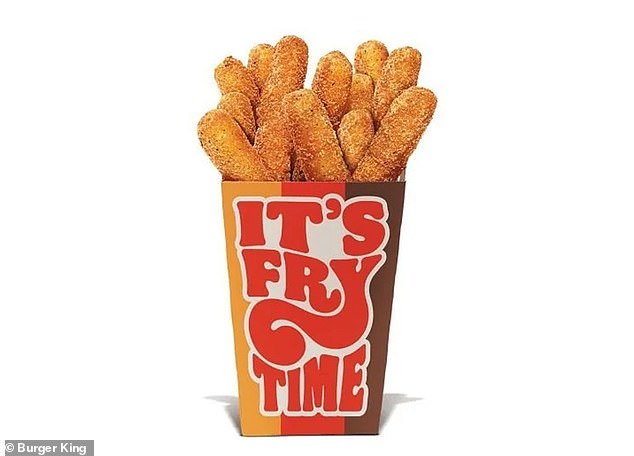 Mozzarella Fries are a permanent menu item available at all Burger King locations in the U.S. It replaced the restaurant chain's mozzarella sticks.