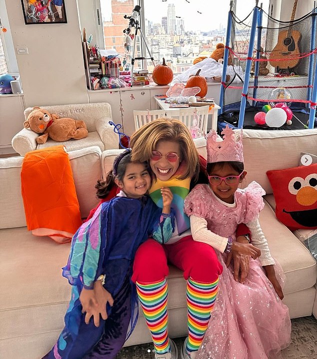 Hoda and her two daughters Hope and Haley are moving out of their Manhattan apartment this week.