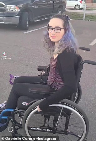 The mysterious dementia-like neurological disease left her unable to walk independently and she had to give up skating and her time at university.