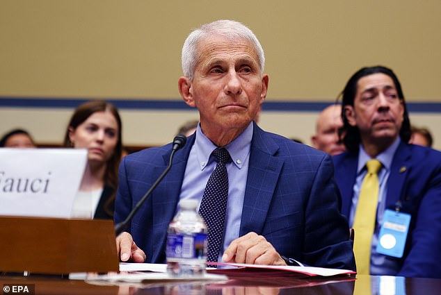 Fauci became emotional during the hearing when he said he and his family had received death threats.