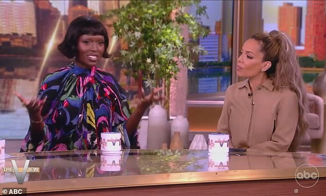 The View host Sunny Hostin asked Jodie how she dealt with the very public split.