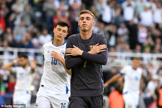 Cole Palmer scored his first goal for England in an impressive performance from the striker.