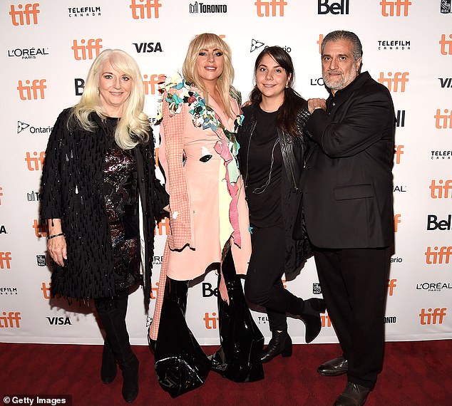 Over the weekend, Gaga joined her parents, Cynthia and Joe Germanotta, to celebrate the marriage of her younger sister, Natali Germanotta; seen in September 2017