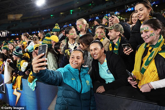 Nearly 80,000 football fans packed into the Accor Stadium to see their Matildas heroes for the last time before the Paris Olympics.