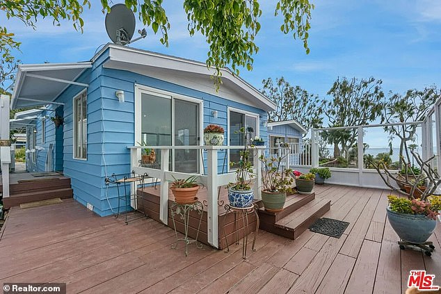 The $1.6 million mobile home at 4 Kiki Place is located in posh Pacific Palisades, California