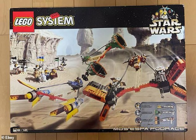 Boxed: Mint condition Lego sets from 1999 can cost over £100, and the value of used sets is significantly less.