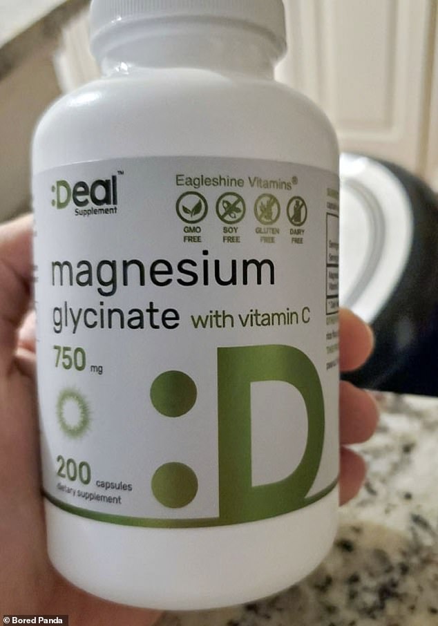 A smiley face on the packaging of this magnesium might make some people think they are taking vitamin D.