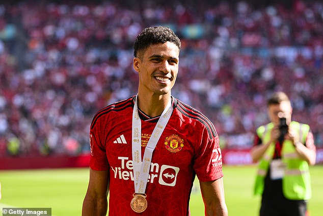 Raphael Varane left United at the end of the season as his contract expired after three years