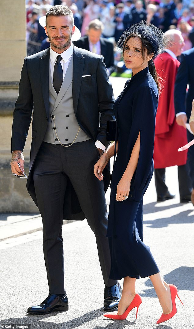 The row is believed to have escalated when the Sussexes allegedly accused the Beckhams of leaking stories about them to the press, while royal biographers claimed Meghan 