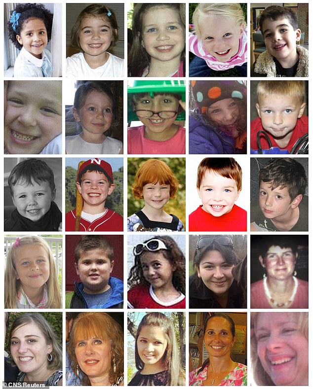 Meanwhile, Jones has yet to disburse any of the more than $1 billion to any of the victims of the mass shooting, which occurred on December 14, 2012 in Newtown, Connecticut. Twenty-five of the 26 victims appear in the photo.