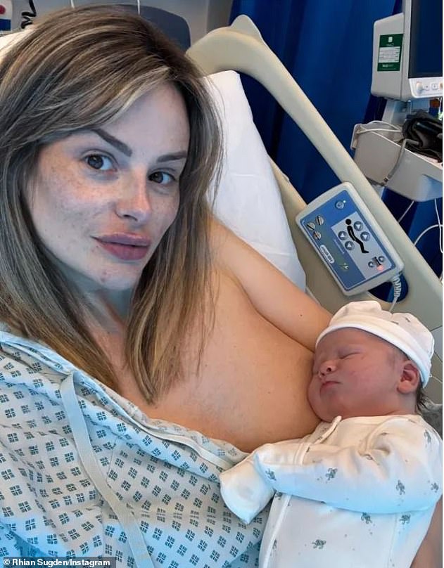 Rhian told how she had a miscarriage scare at six weeks and a dramatic birth that required George to receive emergency oxygen.