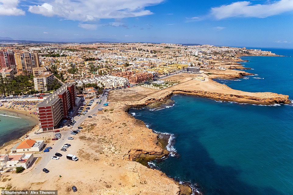 Tripadvisor reviewer 'Cat123xxx' said of Torrevieja (above): 'In my opinion, Torrevieja is not a true reflection of Spain. It's more like Blackpool with sunshine!'