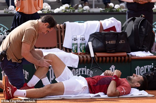 The world number one was battling a knee problem, which forced him to undergo treatment.