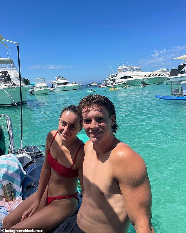 1717508603 856 AFL star Caleb Serong announces engagement to Chloe Furnari We