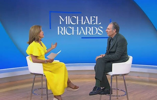 The 74-year-old actor gave his first TV interview in 'many years' and spoke to Today's Hoda Kotb