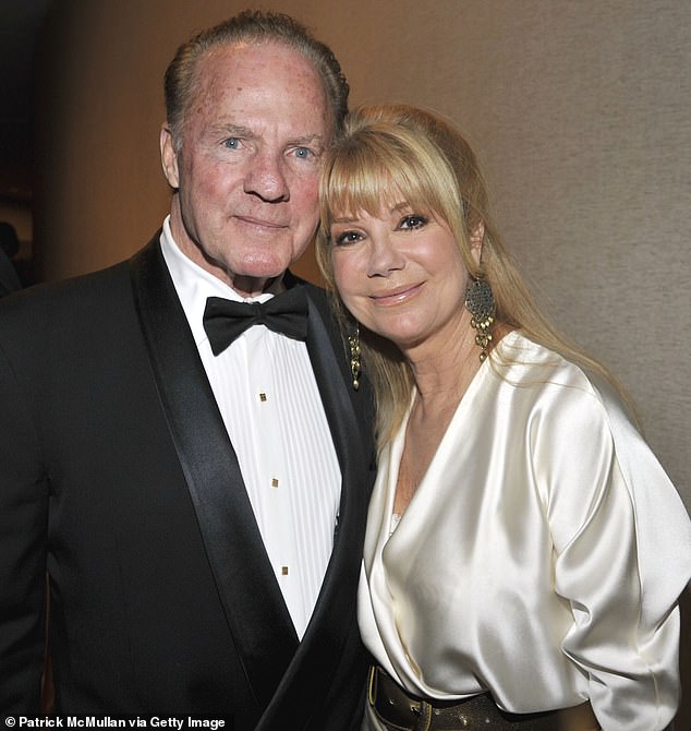 The TV personality explained to Fox that while she was 'furious,' a friend suggested she 'forgive' Frank (seen with Kathie in 2010) for the sake of her children.