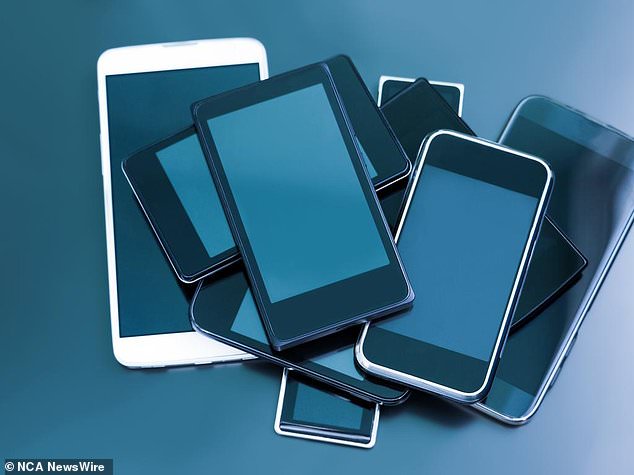 Agents confiscated up to $50,000 worth of smartphones, smart watches and tablets (file image)