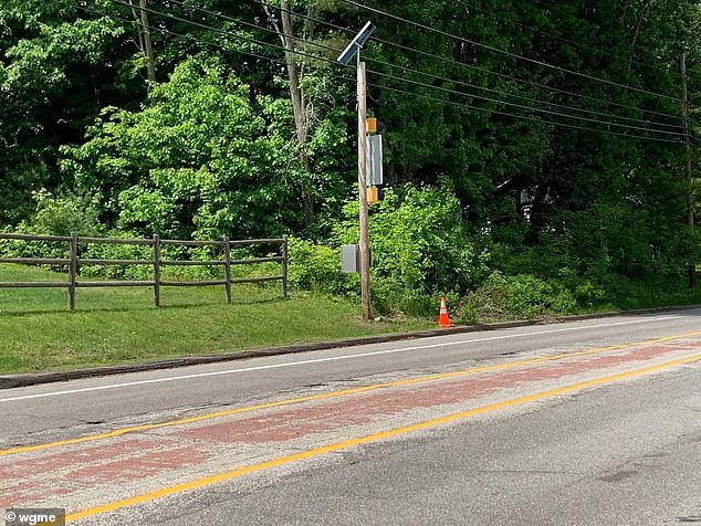 Meanwhile, details of the case were not discussed, but Maine State Police said the Oxford County Sheriff's Department began receiving emergency calls about the car crash on a stretch of Route 108 in the town of Peru ( in the photo) the day before.