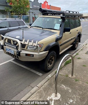 Lynn thought her car looked good from a distance after painting it with the roller.