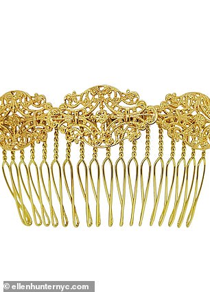 The Jane comb uses filigree which makes its design more complex.