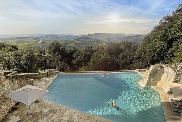 The Borgo Pignano hotel is located on an organic hilltop estate with its own vineyard, amidst 750 forested acres. Kate writes: 