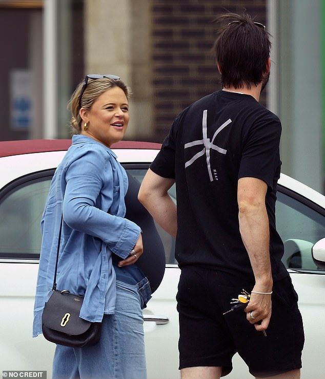 The mother-to-be and her beloved boyfriend looked happier than ever as they enjoyed their final days as a couple.