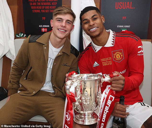 Brandon Williams (left) leaves the club for which he made 51 appearances during Ole Gunnar Solskjaer's reign as manager.