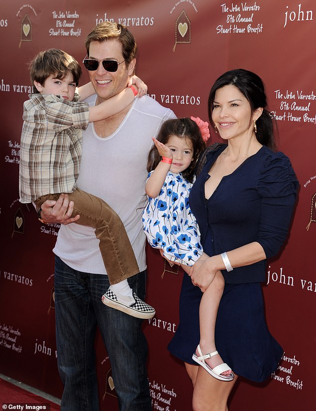 She then married Endeavor talent agency co-founder Patrick Whitesell in 2005. Together they had son Evan in 2006 and daughter Eleanor in 2008. The family is seen in 2011.