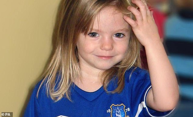 Undated file photo of Madeleine McCann