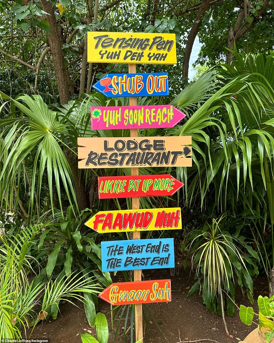 The West End is the best ending, says one of the colorful signs in front of a wildlife show