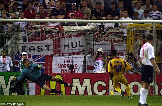 Romania eliminated England in the group stage of Euro 2000 by scoring a penalty in the last minute to beat the Three Lions 3-2.