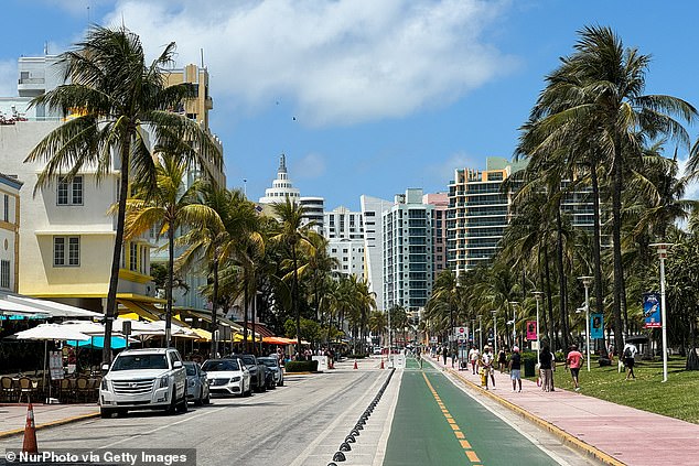 A view of Ocean Drive in Miami Beach, which will be near the new Sydney digs